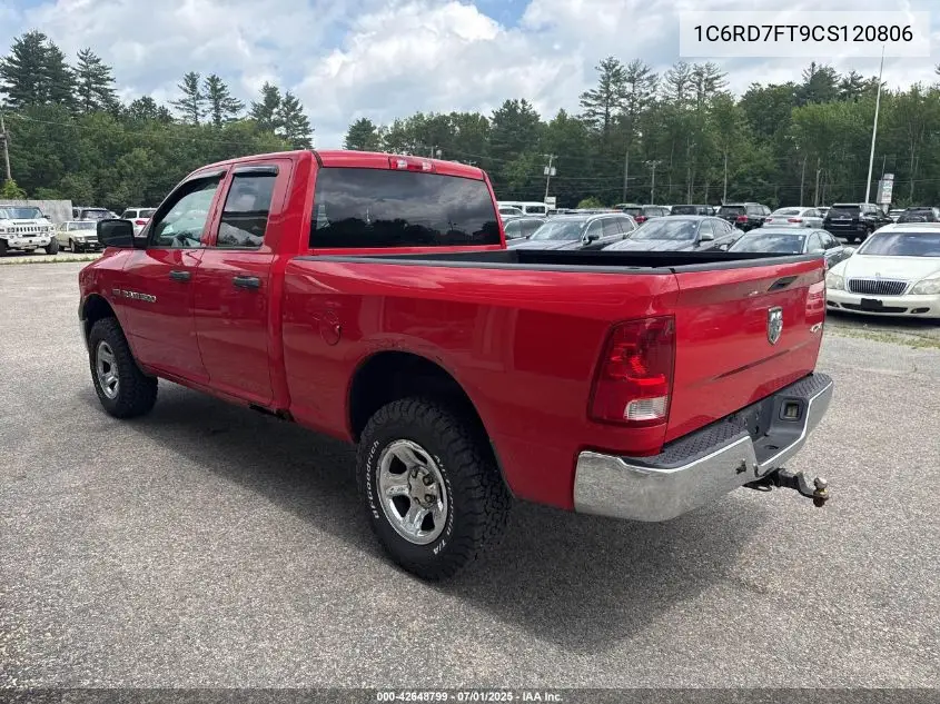 1C6RD7FT9CS120806 2012 Dodge Ram 1500 St