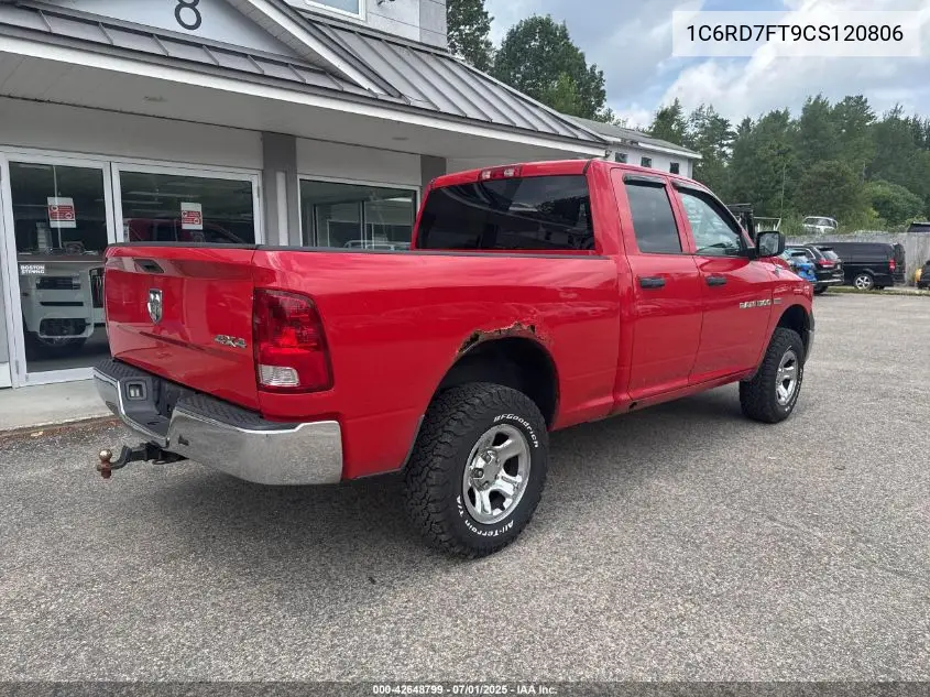1C6RD7FT9CS120806 2012 Dodge Ram 1500 St