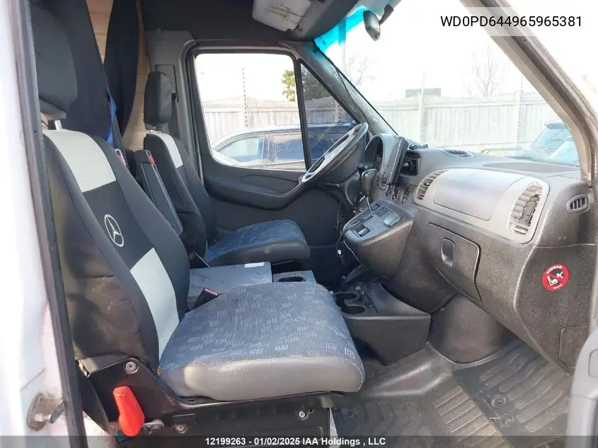 2006 Dodge Sprinter 2500 VIN: WD0PD644965965381 Lot: 12199263