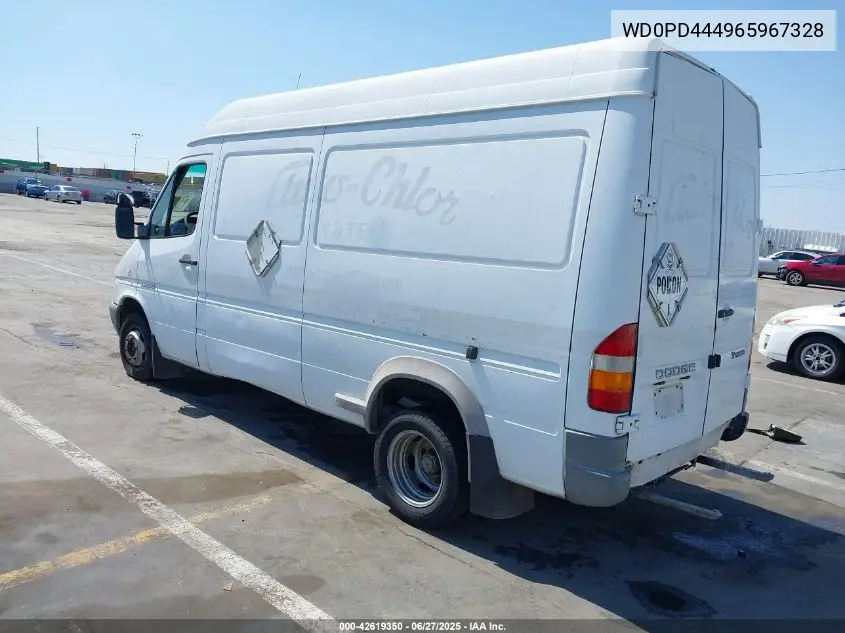 2006 Dodge Sprinter Van 3500 Shc VIN: WD0PD444965967328 Lot: 42619350