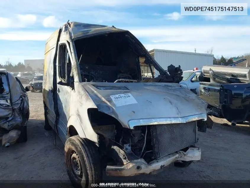 2007 Dodge Sprinter Van 2500 VIN: WD0PE745175147513 Lot: 42060258