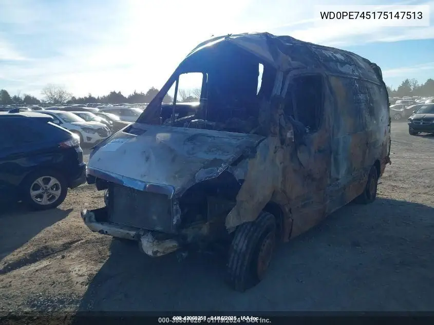 2007 Dodge Sprinter Van 2500 VIN: WD0PE745175147513 Lot: 42060258