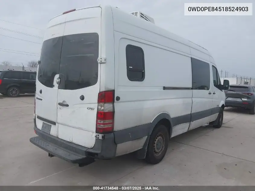 2008 Dodge Sprinter 2500 VIN: WD0PE845185249031 Lot: 41734548