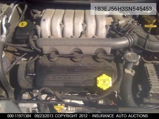 1995 Dodge Stratus Es VIN: 1B3EJ56H3SN545453 Lot: 11971384