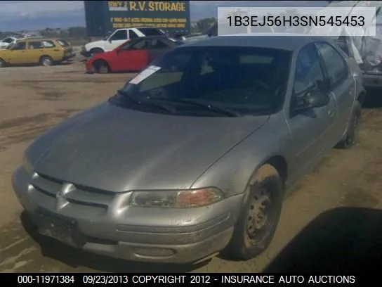 1995 Dodge Stratus Es VIN: 1B3EJ56H3SN545453 Lot: 11971384
