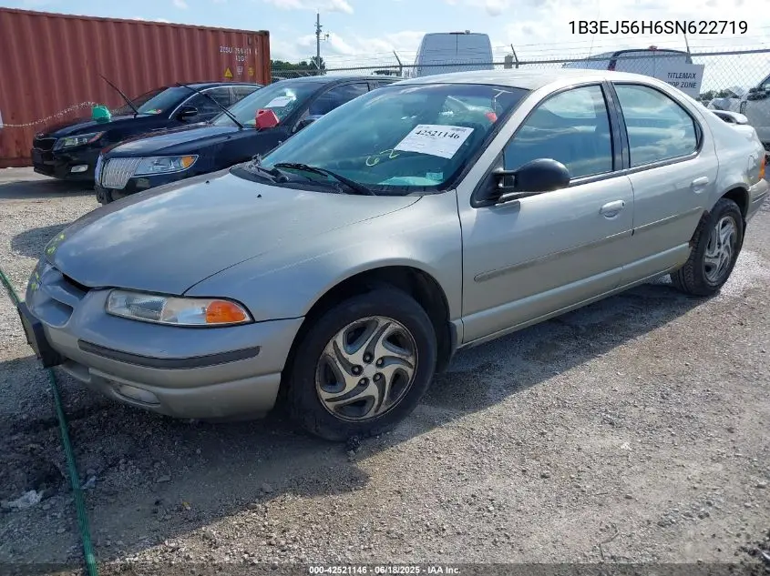 1995 Dodge Stratus Es VIN: 1B3EJ56H6SN622719 Lot: 42521146