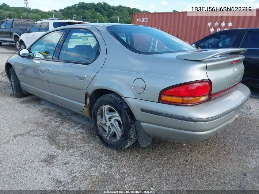 1995 Dodge Stratus Es VIN: 1B3EJ56H6SN622719 Lot: 42521146