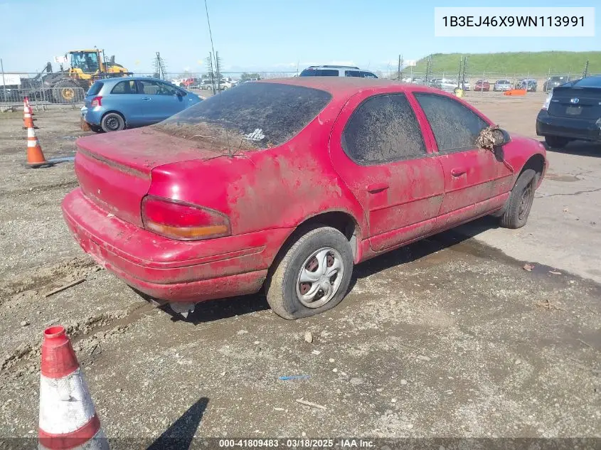 1998 Dodge Stratus VIN: 1B3EJ46X9WN113991 Lot: 41809483