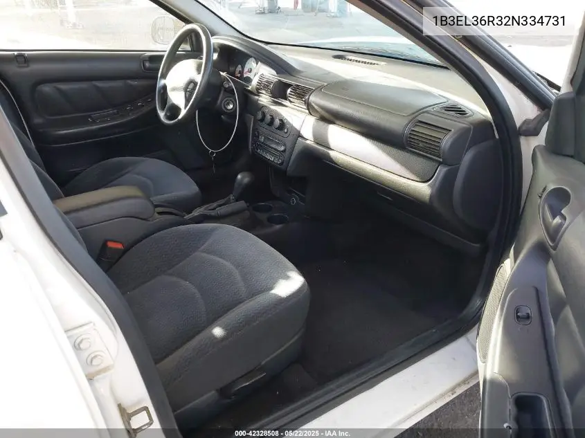 2002 Dodge Stratus Se VIN: 1B3EL36R32N334731 Lot: 42328508