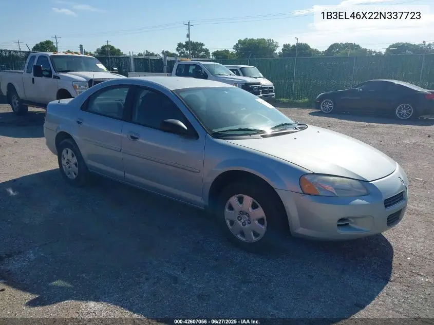 2002 Dodge Stratus Se Plus VIN: 1B3EL46X22N337723 Lot: 42607056