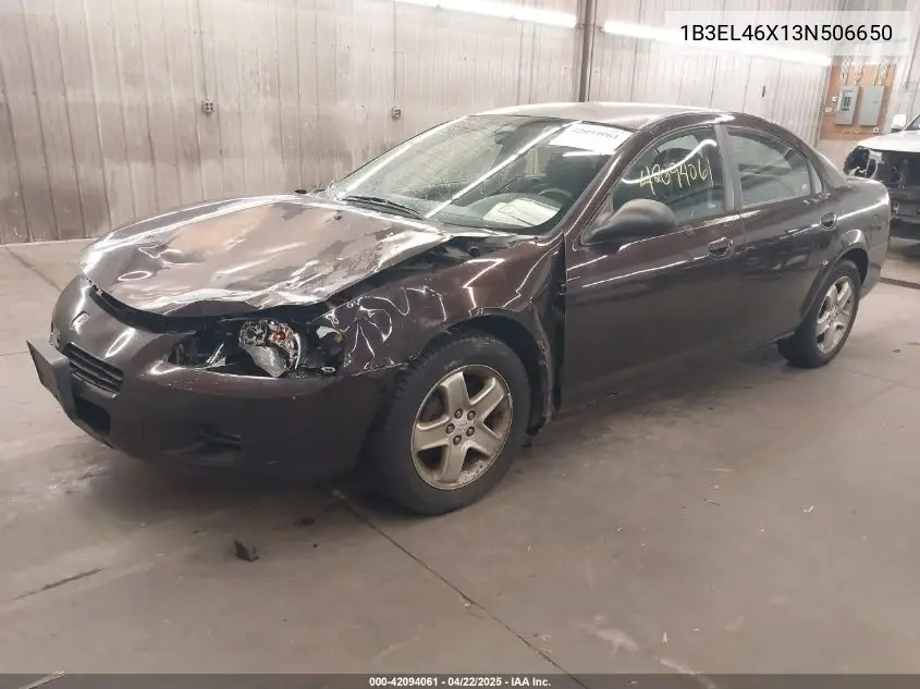 2003 Dodge Stratus Sxt VIN: 1B3EL46X13N506650 Lot: 42094061