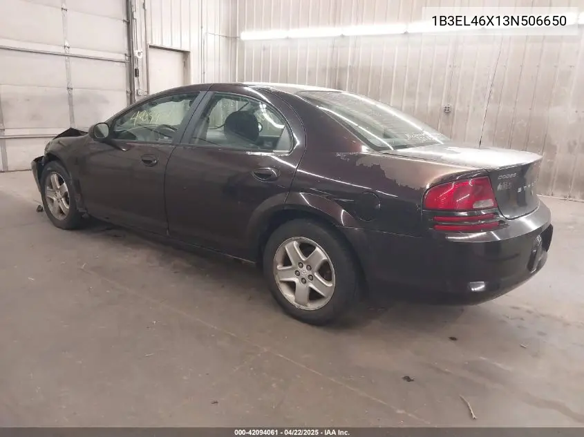 2003 Dodge Stratus Sxt VIN: 1B3EL46X13N506650 Lot: 42094061