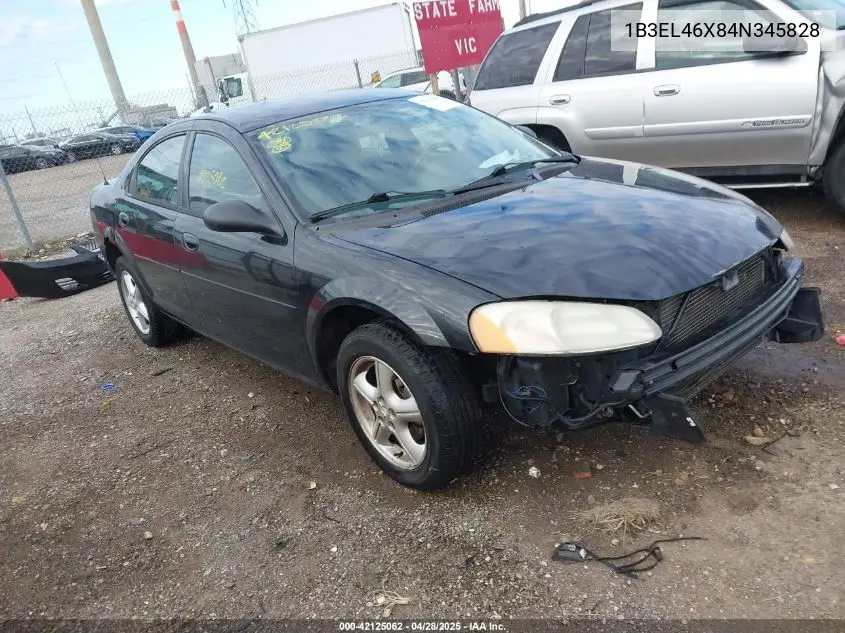 2004 Dodge Stratus Sxt VIN: 1B3EL46X84N345828 Lot: 42125062