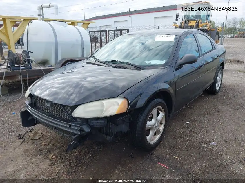 2004 Dodge Stratus Sxt VIN: 1B3EL46X84N345828 Lot: 42125062