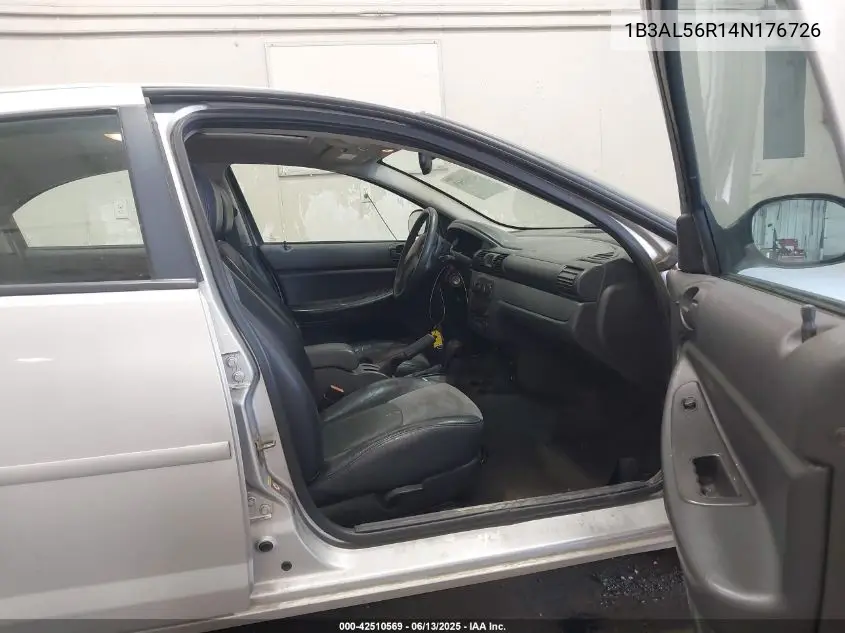 2004 Dodge Stratus Es VIN: 1B3AL56R14N176726 Lot: 42510569