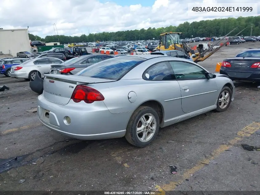 2004 Dodge Stratus Sxt VIN: 4B3AG42G24E141999 Lot: 42516285