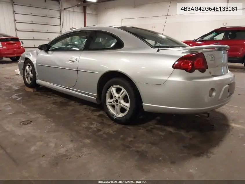 2004 Dodge Stratus Sxt VIN: 4B3AG42G64E133081 Lot: 42521659