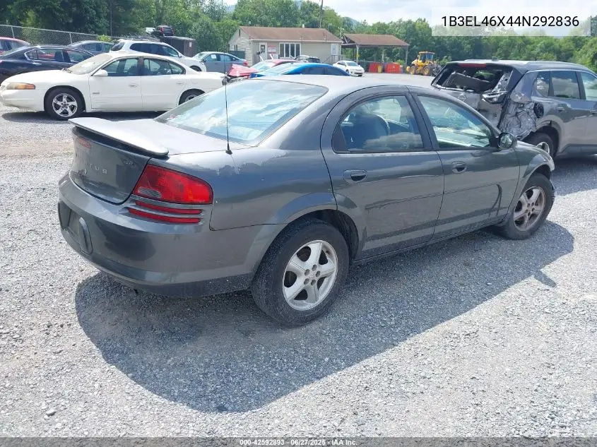 2004 Dodge Stratus Sxt VIN: 1B3EL46X44N292836 Lot: 42592893