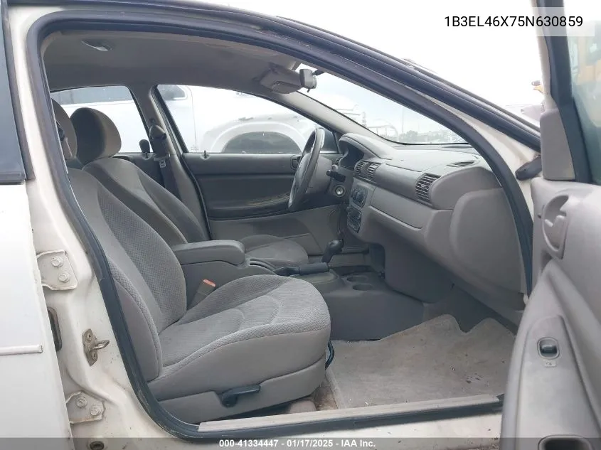 2005 Dodge Stratus Sxt VIN: 1B3EL46X75N630859 Lot: 41334447