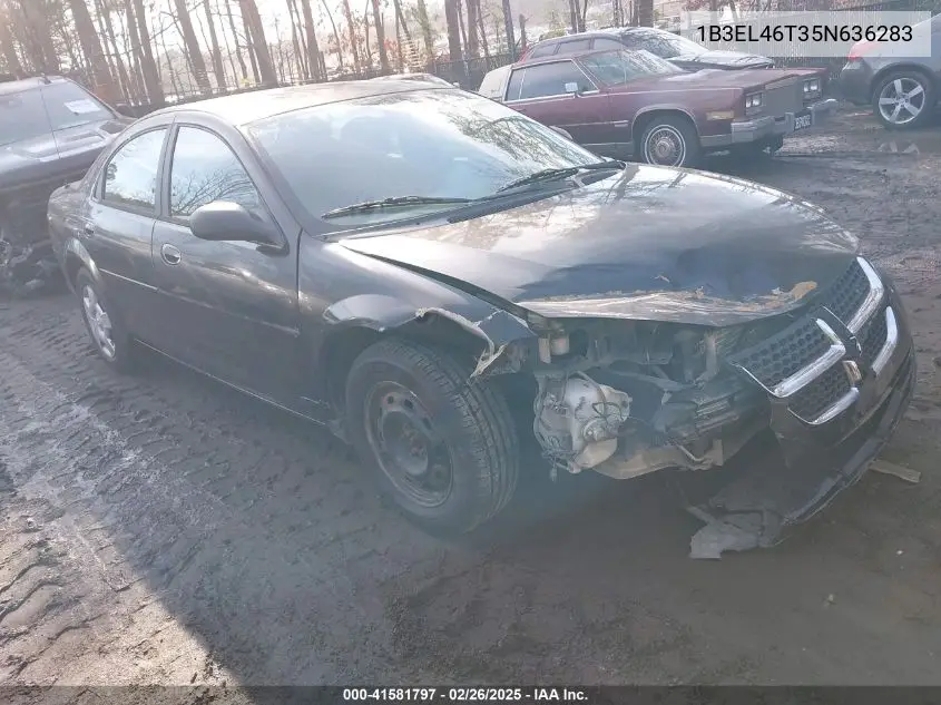 2005 Dodge Stratus Sxt VIN: 1B3EL46T35N636283 Lot: 41581797