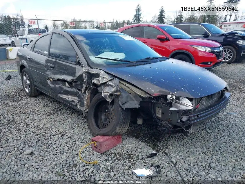 2005 Dodge Stratus Sxt VIN: 1B3EL46XX5N559642 Lot: 42023852