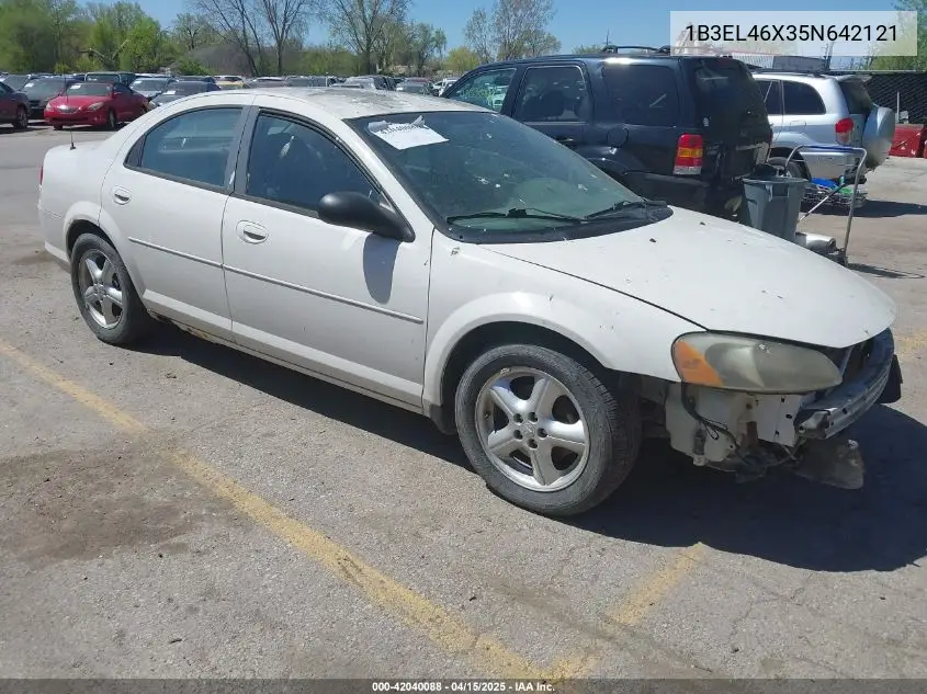 2005 Dodge Stratus Sxt VIN: 1B3EL46X35N642121 Lot: 42040088