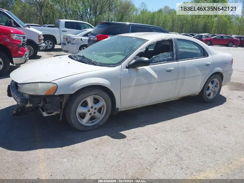 2005 Dodge Stratus Sxt VIN: 1B3EL46X35N642121 Lot: 42040088