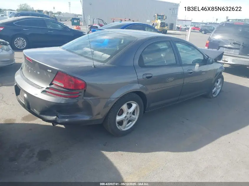 2005 Dodge Stratus Sxt VIN: 1B3EL46X85N632622 Lot: 42202741