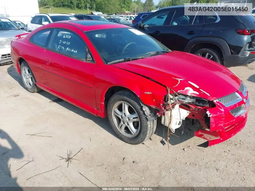2005 Dodge Stratus Sxt VIN: 4B3AG42G05E015450 Lot: 42403934