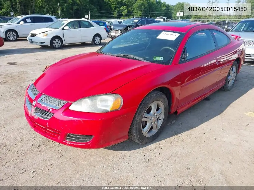 2005 Dodge Stratus Sxt VIN: 4B3AG42G05E015450 Lot: 42403934