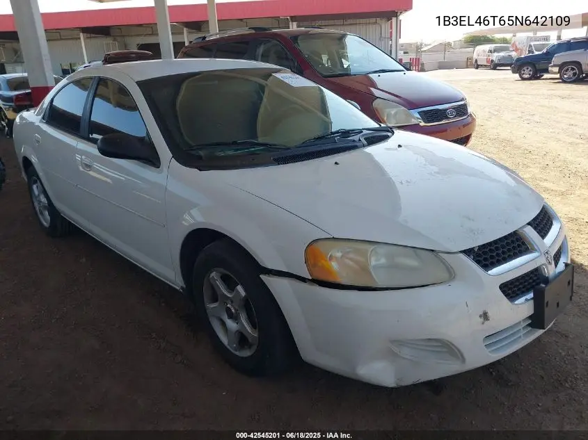 2005 Dodge Stratus Sxt VIN: 1B3EL46T65N642109 Lot: 42545201