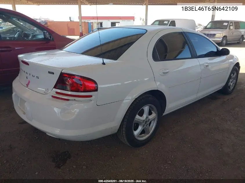 2005 Dodge Stratus Sxt VIN: 1B3EL46T65N642109 Lot: 42545201