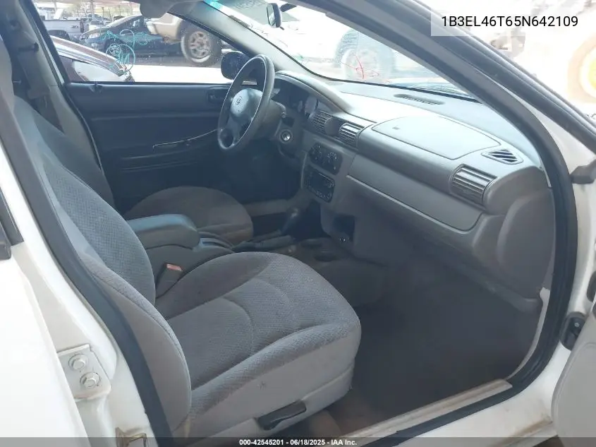 2005 Dodge Stratus Sxt VIN: 1B3EL46T65N642109 Lot: 42545201
