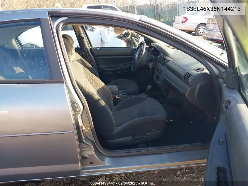 2006 Dodge Stratus Sxt VIN: 1B3EL46X36N144213 Lot: 41499447