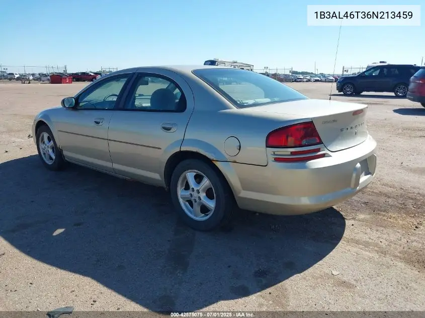 2006 Dodge Stratus Sxt VIN: 1B3AL46T36N213459 Lot: 42575075