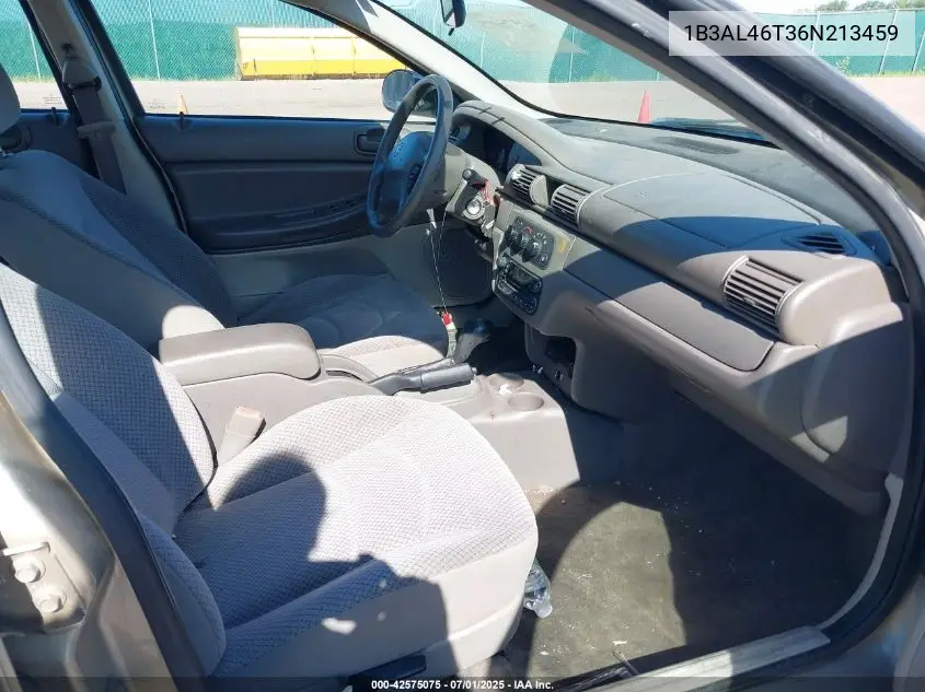 2006 Dodge Stratus Sxt VIN: 1B3AL46T36N213459 Lot: 42575075