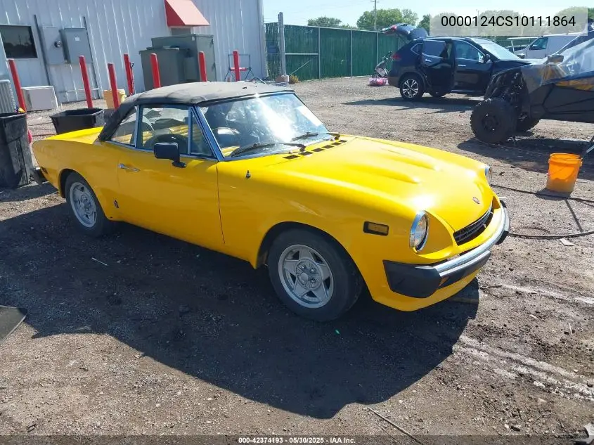 1976 Fiat 124 Spider VIN: 0000124CS10111864 Lot: 42374193