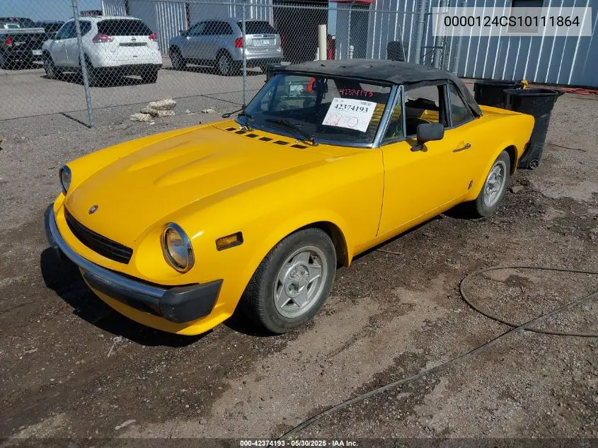 1976 Fiat 124 Spider VIN: 0000124CS10111864 Lot: 42374193