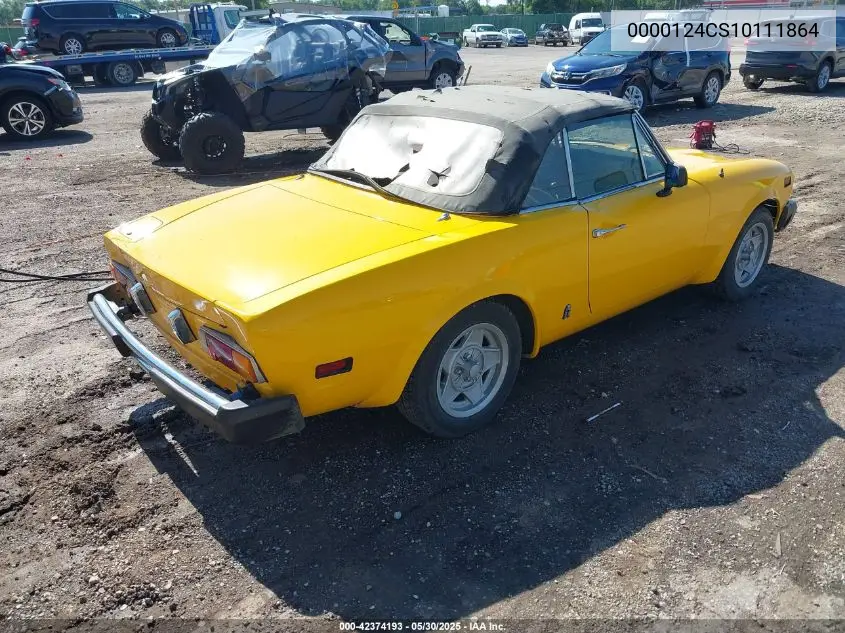 1976 Fiat 124 Spider VIN: 0000124CS10111864 Lot: 42374193