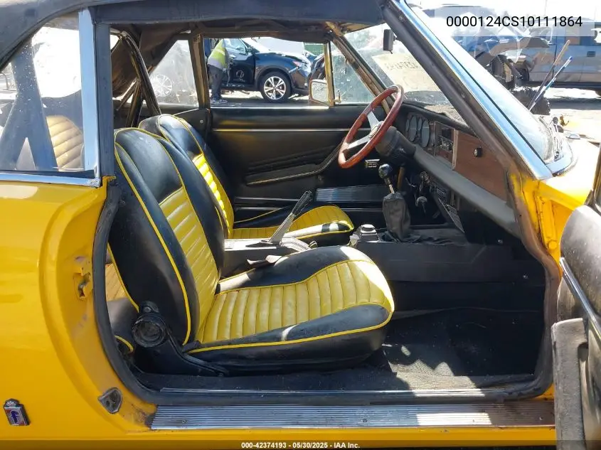 1976 Fiat 124 Spider VIN: 0000124CS10111864 Lot: 42374193