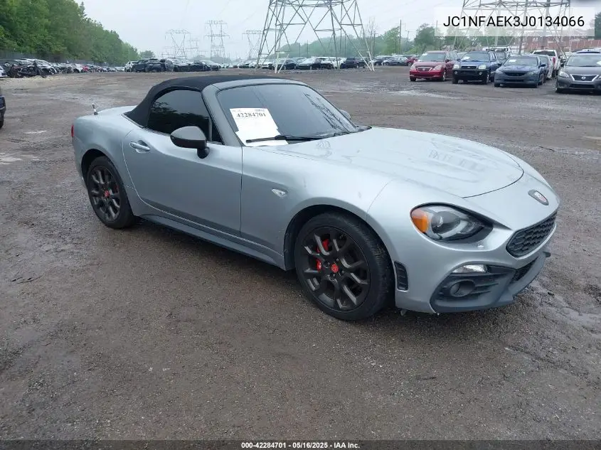 2018 Fiat 124 Spider Abarth VIN: JC1NFAEK3J0134066 Lot: 42284701