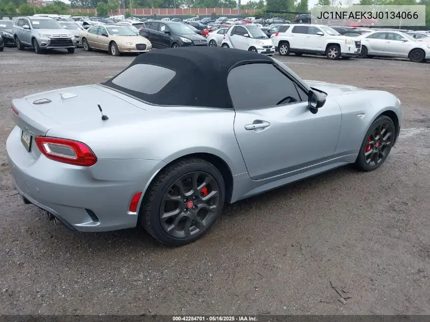 2018 Fiat 124 Spider Abarth VIN: JC1NFAEK3J0134066 Lot: 42284701