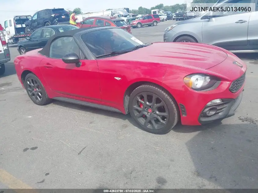 jc1nfaek5j0134960 JC1NFAEK5J0134960 2018 Fiat 124 Spider Abarth
