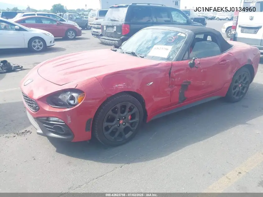 jc1nfaek5j0134960 JC1NFAEK5J0134960 2018 Fiat 124 Spider Abarth