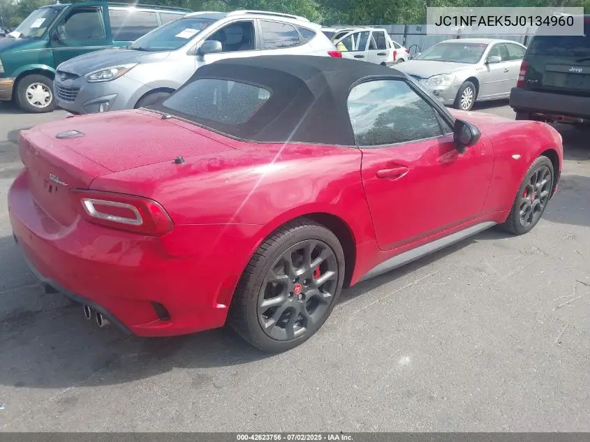 jc1nfaek5j0134960 JC1NFAEK5J0134960 2018 Fiat 124 Spider Abarth