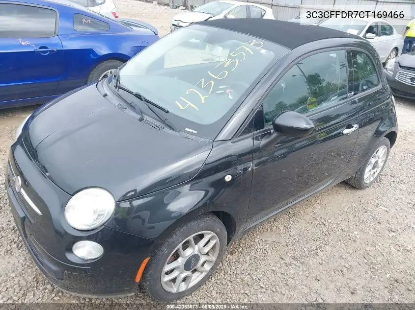 2012 Fiat 500 Pop VIN: 3C3CFFDR7CT169466 Lot: 42363573