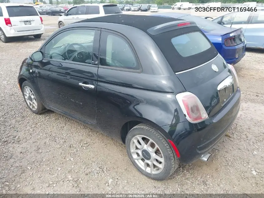 2012 Fiat 500 Pop VIN: 3C3CFFDR7CT169466 Lot: 42363573