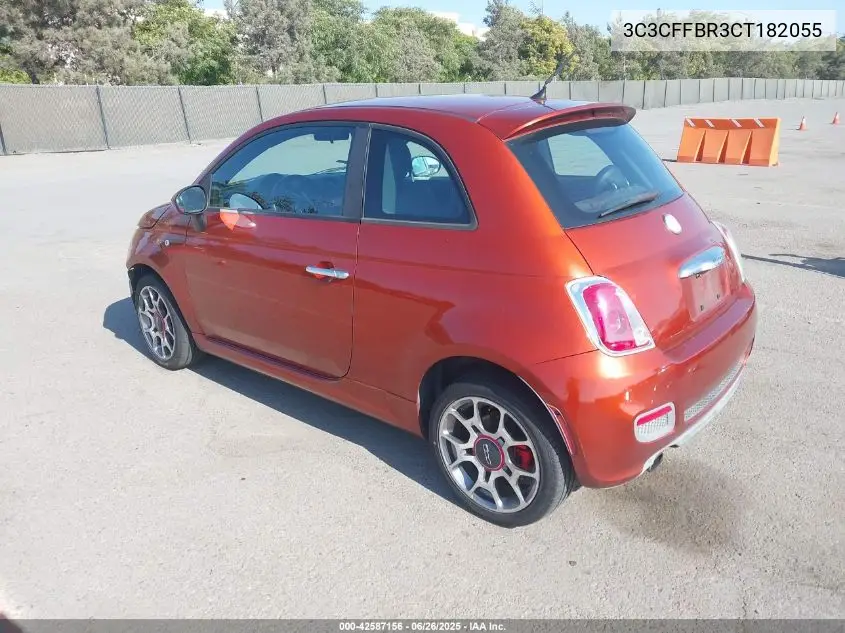 2012 Fiat 500 Sport VIN: 3C3CFFBR3CT182055 Lot: 42587156