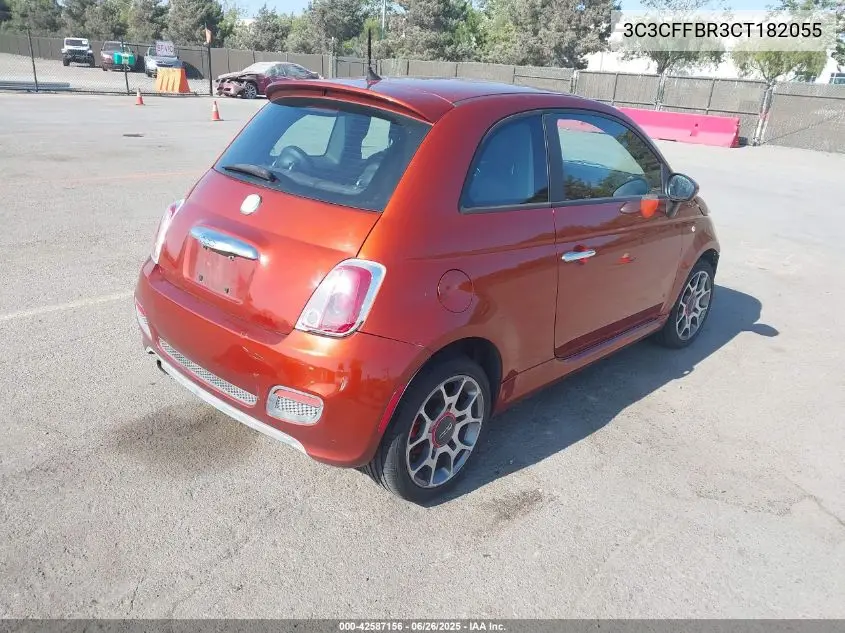 2012 Fiat 500 Sport VIN: 3C3CFFBR3CT182055 Lot: 42587156