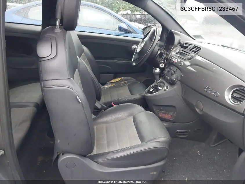 2012 Fiat 500 Sport VIN: 3C3CFFBR8CT233467 Lot: 42611147